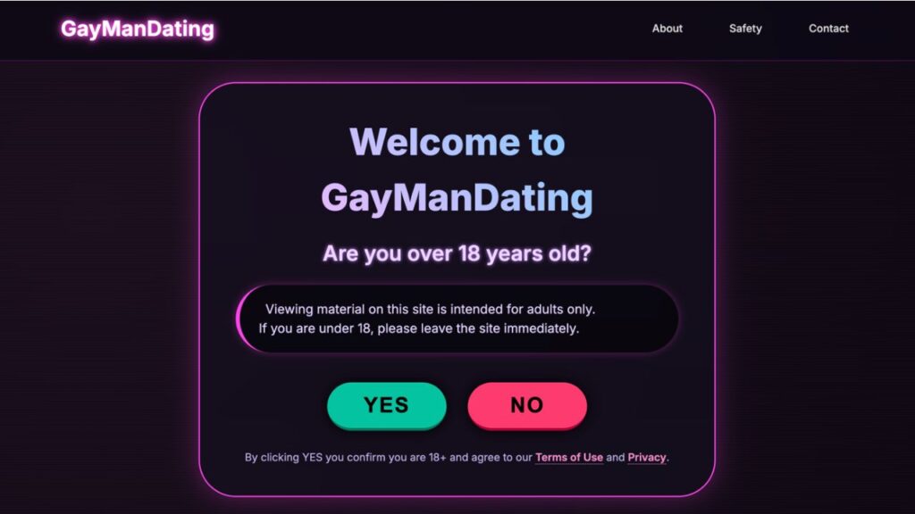 GayManDating main